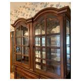 China cabinet 89 X 70 X 19 (matches lot 1000)