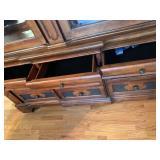 China cabinet 89 X 70 X 19 (matches lot 1000)