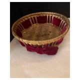 Napkins rings and basket