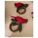 Napkins rings and basket