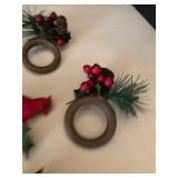 Napkins rings and basket