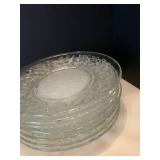 Princess House plates, vase, bowl and ladle