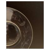 Princess House plates, vase, bowl and ladle