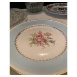 Assorted plates including 2 Homer and Laughlin