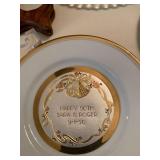 Assorted plates including 2 Homer and Laughlin