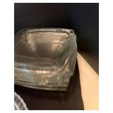 Assorted glass items