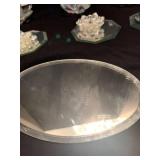 Prism candle holders, glass miniatures and mirrors