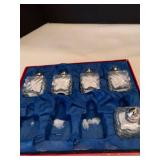 Assorted Crystal salt shakers