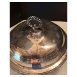 Silver plate casserole dish