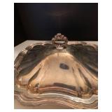 Silver Plate covered serving dish