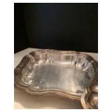 Silver Plate covered serving dish