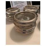 Silver plate serving dishes, coasters and silver lightning electrolytic plate