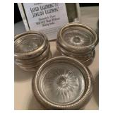 Silver plate serving dishes, coasters and silver lightning electrolytic plate