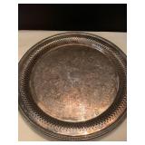 Silver plate serving dishes, coasters and silver lightning electrolytic plate