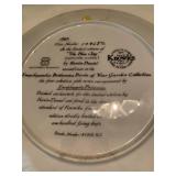 The Edwin M Knowles China company collectible plates