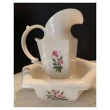 Haeger bowl and pitcher