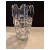 Heavy glass vase (has chip)