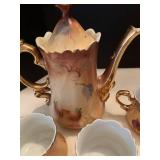 Lefton teapot, cups , bowls and plates