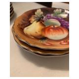 Lefton teapot, cups , bowls and plates