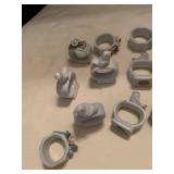 Porcelain napkin rings