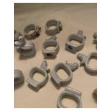 Porcelain napkin rings