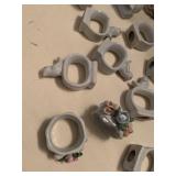 Porcelain napkin rings