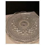 Glass serving plates
