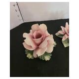 Three Capodimonte pieces, all have minor damage