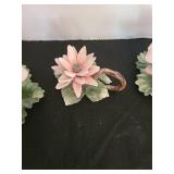 Three Capodimonte pieces, all have minor damage