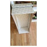 Franklin Heirloom porcelain doll on stand w/box 17" tall