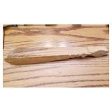 Welcome Birds wind chime, letter opener and wood fan