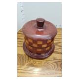 Hand crafted jar w/lid, Nature Etching box, jewelry box and Seth Thomas clock and barometer