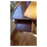 Side table with pull out 26 x 18 x 30