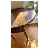 Drop leaf side table with drawer and pull out 28 x 36 x 27 (with sides up)