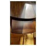 Drop leaf side table with drawer and pull out 28 x 36 x 27 (with sides up)