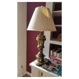 Stiffel brass lamp 33" tall (works)