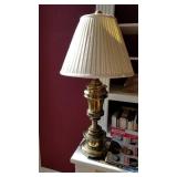 Stiffel brass lamp 33" tall (works)