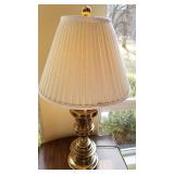 Stiffel brass lamp 33" tall (works)