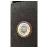 Brass duck book ends 7 x 4, brass mallard duck and 4 leadlf clover