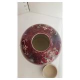 Oriental Ginger jar on stand