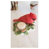 Bird houses, vase and bird candle holders