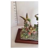 Andrea by Sadek Ruby throated Hummingbird on stand