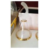 4 crystal bells and small doll