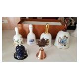 Wedgewood bell (no clapper) and other bells