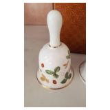 Wedgewood bell (no clapper) and other bells