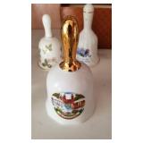 Wedgewood bell (no clapper) and other bells