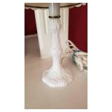 Small table lamp with paper shade 12" tall