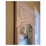 Whitewashed mirror 49 X 19