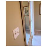 Whitewashed mirror 49 X 19