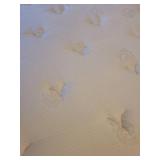 Queen size bed frame with headboard, mattress and Box Spring.